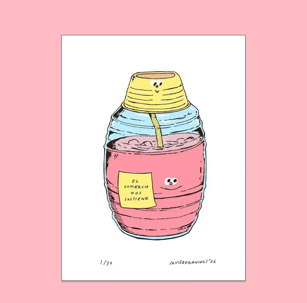 JAVIER DRAWINGS "EL COMERCIO NOS SOTIENE"
